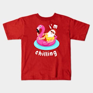 Chilling Santa Kids T-Shirt